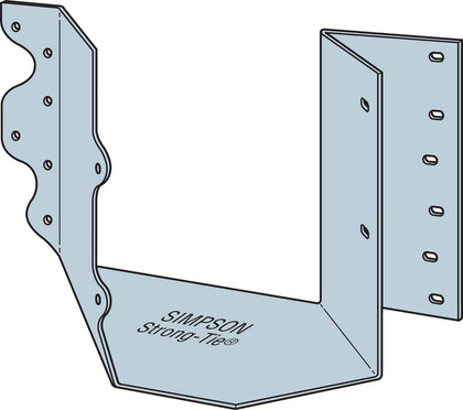 Simpson HSUR26-2 Double Joist Hanger Skewed Right, Galvanized