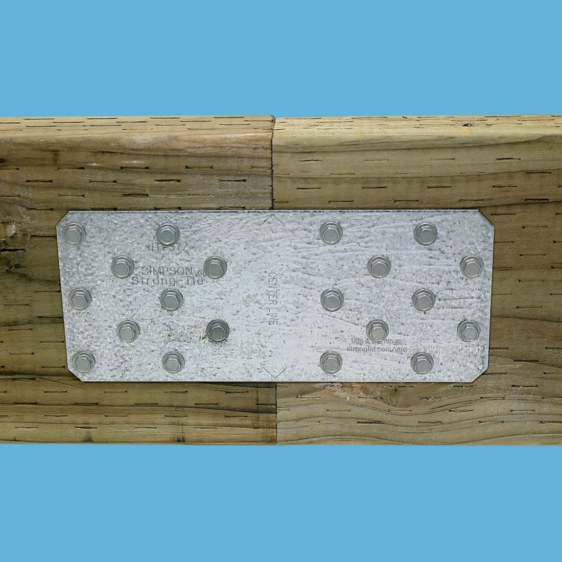 Simpson HTP37Z 3" x 7" Heavy Tie Plate - Zmax Finish