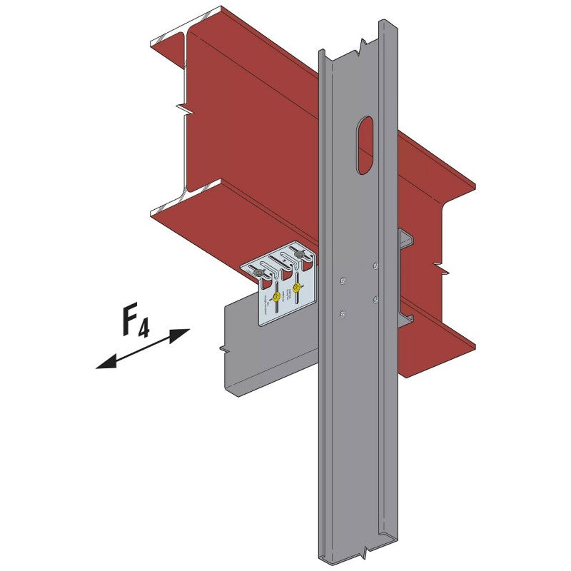 Simpson HWDC5.25-KT25 Head-Of-Wall Drift-Clip Connector, Pkg 25