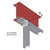 Simpson HWDC5.25-KT25 Head-Of-Wall Drift-Clip Connector, Pkg 25