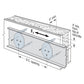 Simpson ICFVL Steel Ledger Connector for ICF Forms, 15 pack