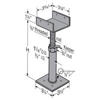 J Floor Beam Levelers callout J57 similar