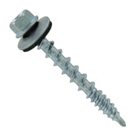 #10 x 112 inch Kwikseal Woodbinder Metal Roofing Screw Galvanized Pkg 250