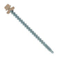 #10 X 3 inch Kwikseal Woodbinder Metal Roofing Screw Tan Pkg 250