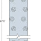 Simpson LDSS48 48" Light Diaphragm Spline Strap - G90 Galvanized