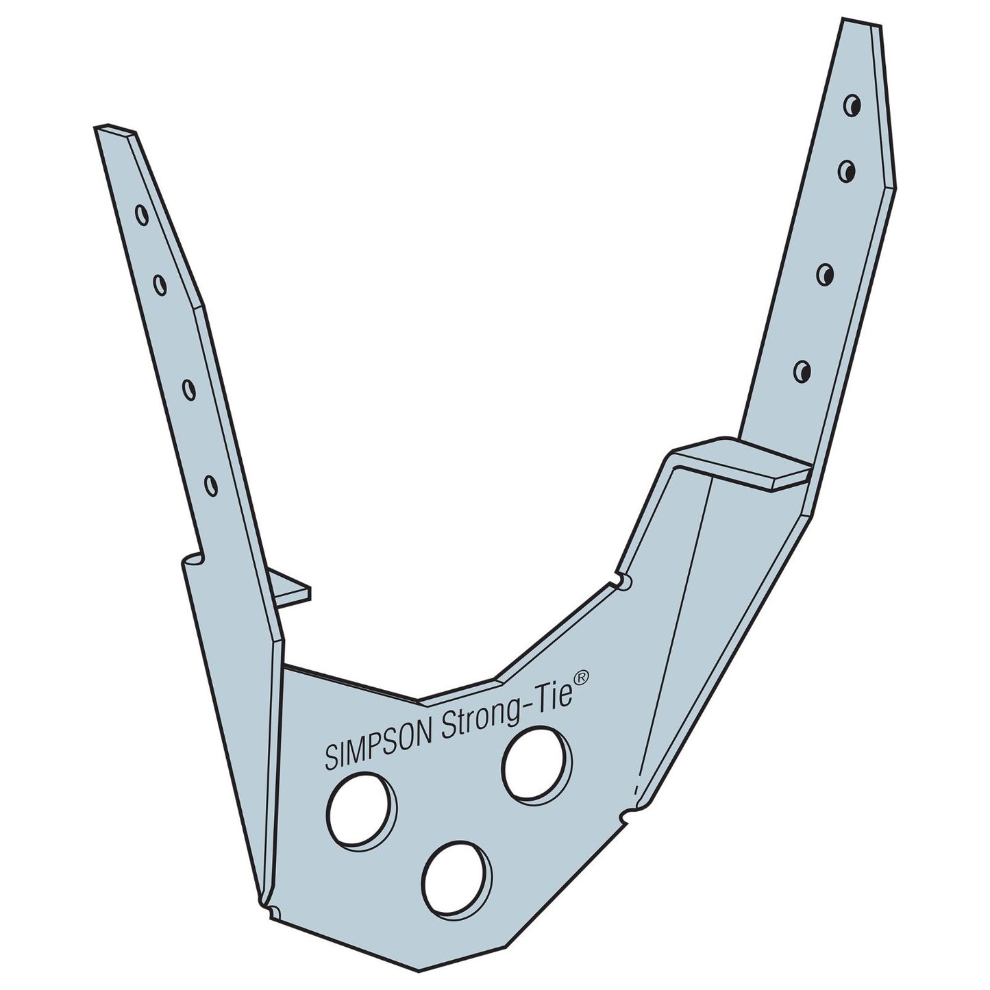 Simpson LMA6Z Mudsill Anchor Zmax Finish