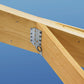 Simpson LSSJ28LZ Left Side Field Adjustable Jack Hanger Zmax Finish image 1 of 3 image 2 of 3 image 3 of 3