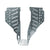 Simpson LSSR2102Z Double 2x10 Field Adjustable Rafter Hanger Zmax Finish image 1 of 2