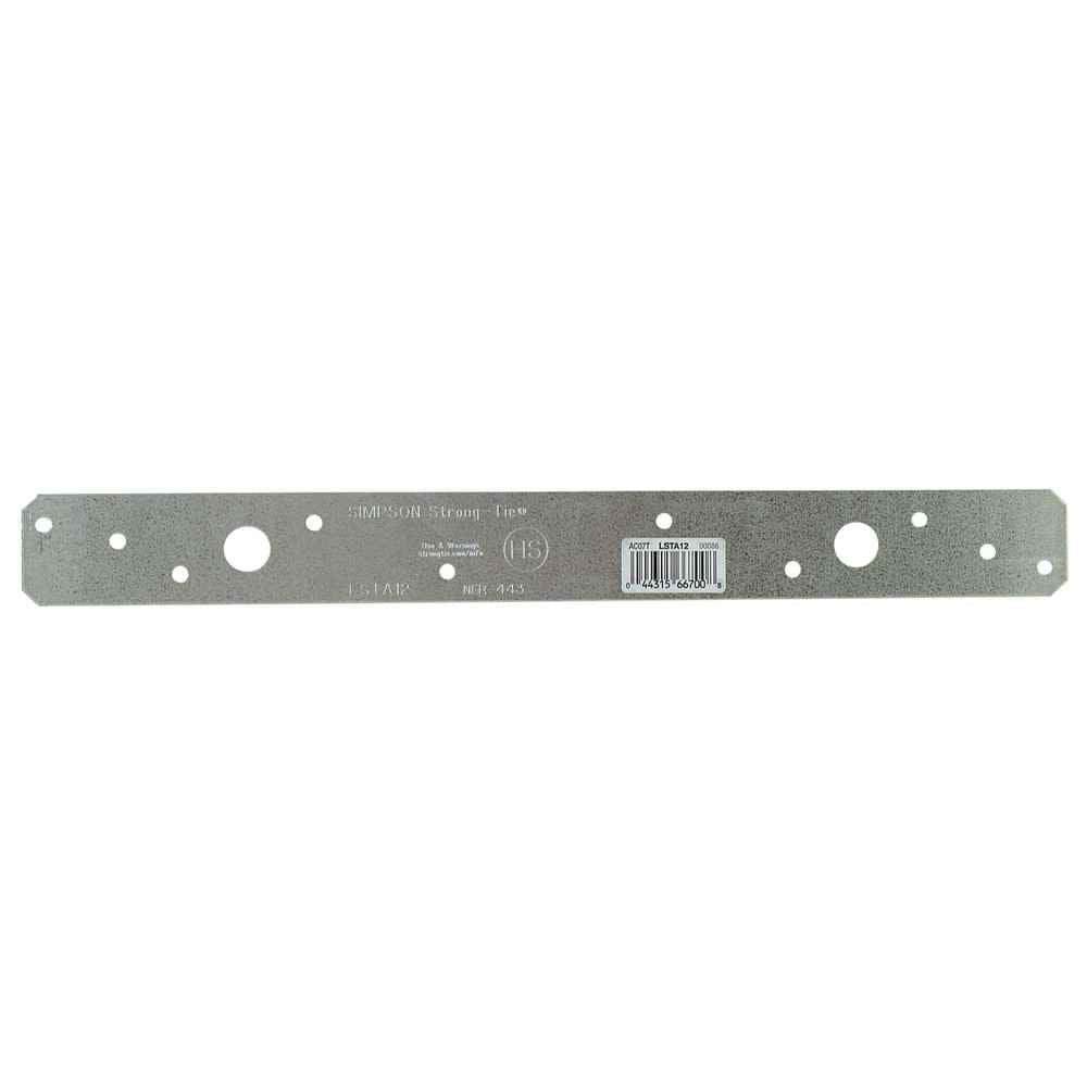 Simpson LSTA9 9 inch 20 Gauge Strap Tie G90 Galvanized