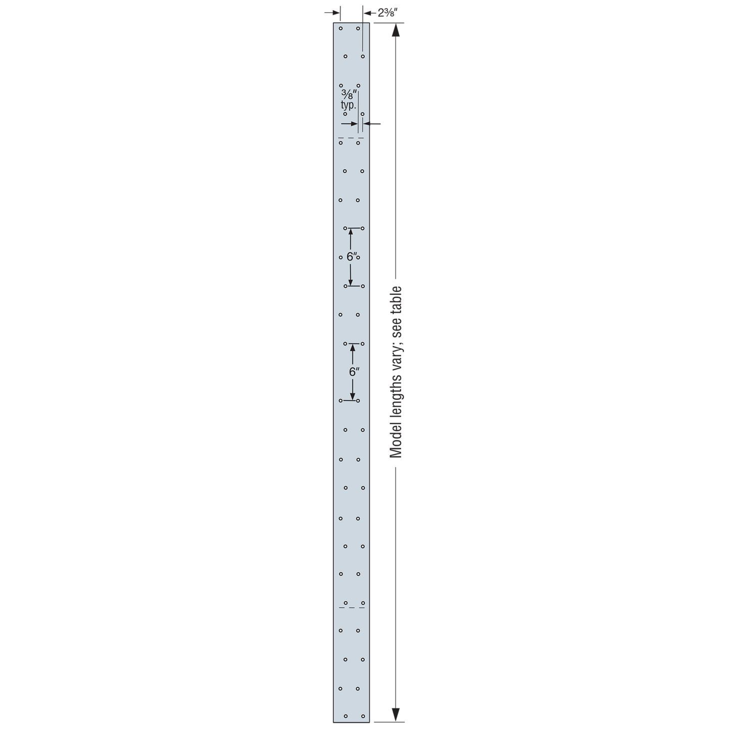 LSTI Light Strap Tie for I-Joist callout