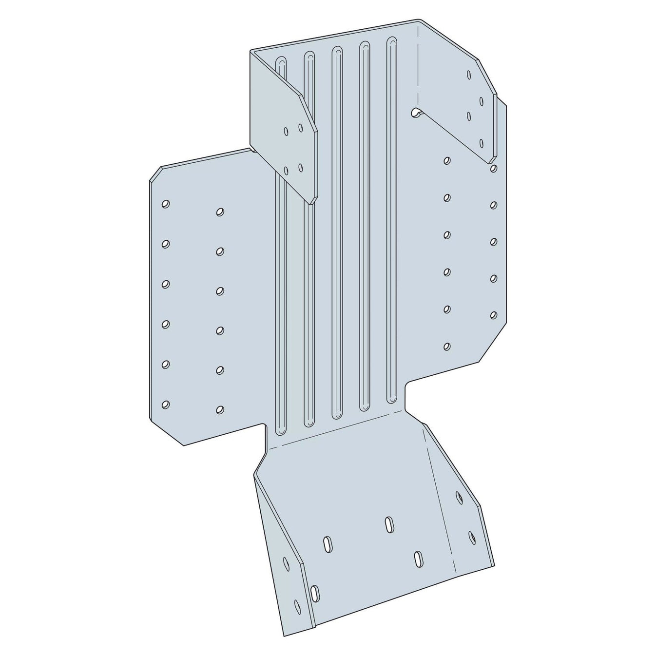 Simpson Strong-Tie LSU4.12 Adjustable Rafter Hanger - G90 Galvanized ...