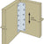 Simpson ML210Z 2 inch x 10 inch Medium L Angle Zmax Finish image 1 of 3 image 2 of 3 image 3 of 3