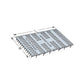 Simpson MP36 3 inch x 6 inch Mending Plate G90 Galvanized Pkg 100 image 1 of 2