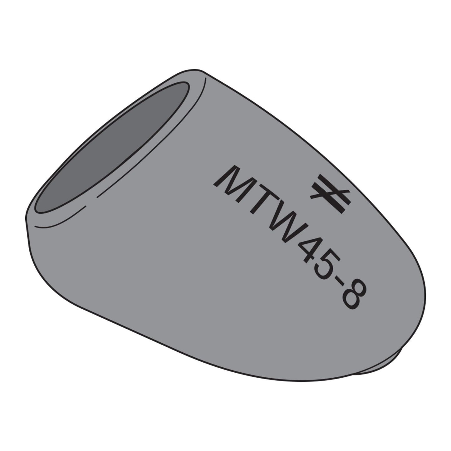 Simpson MTW45-8-R10 Mass-Timber Angled Washer, Pkg 10