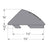 Simpson MTW45-8-R10 Mass-Timber Angled Washer, Pkg 10