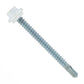 #12 x 212 inch Maxx Steelbinder Metal Roofing Screw Bright White Pkg 250