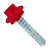 #12 X 1 inch Maxx Steelbinder Metal Roofing Screw Crimson Pkg 250