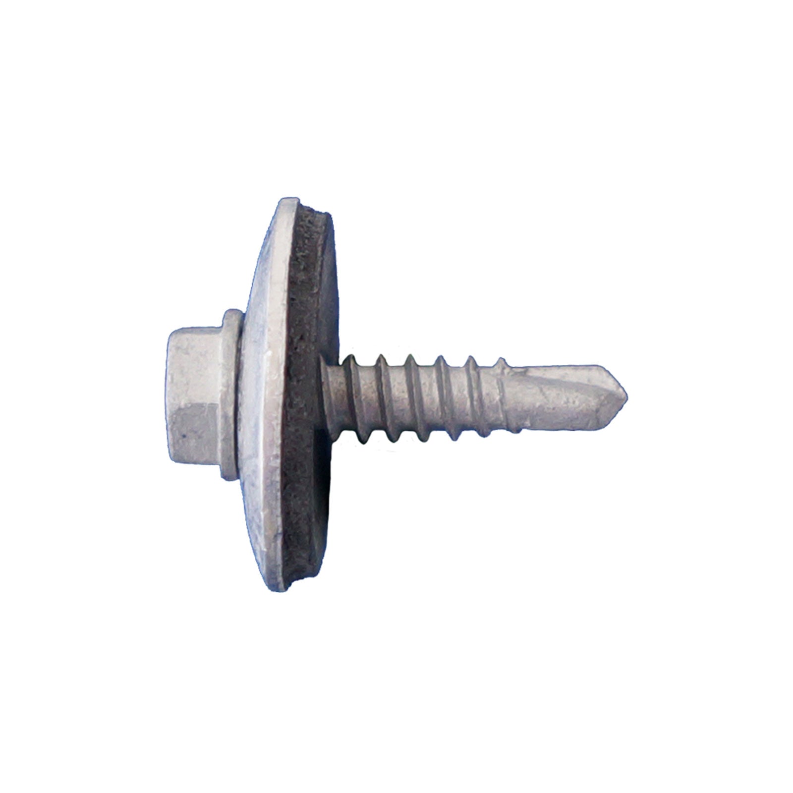 250-Pack #14 X 1-1/2" Red Hex Head Metal Roofing Screws With EPDM Washer
