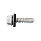 #14 x 6" Self-Drilling Metal Screw w/Washer, Hex Head - Dagger-Guard Coating, Pkg 500