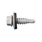 1/4" x 7/8" Self-Drilling Metal Screw w/Washer, Hex Head - Dagger-Guard Coating, Pkg 2500