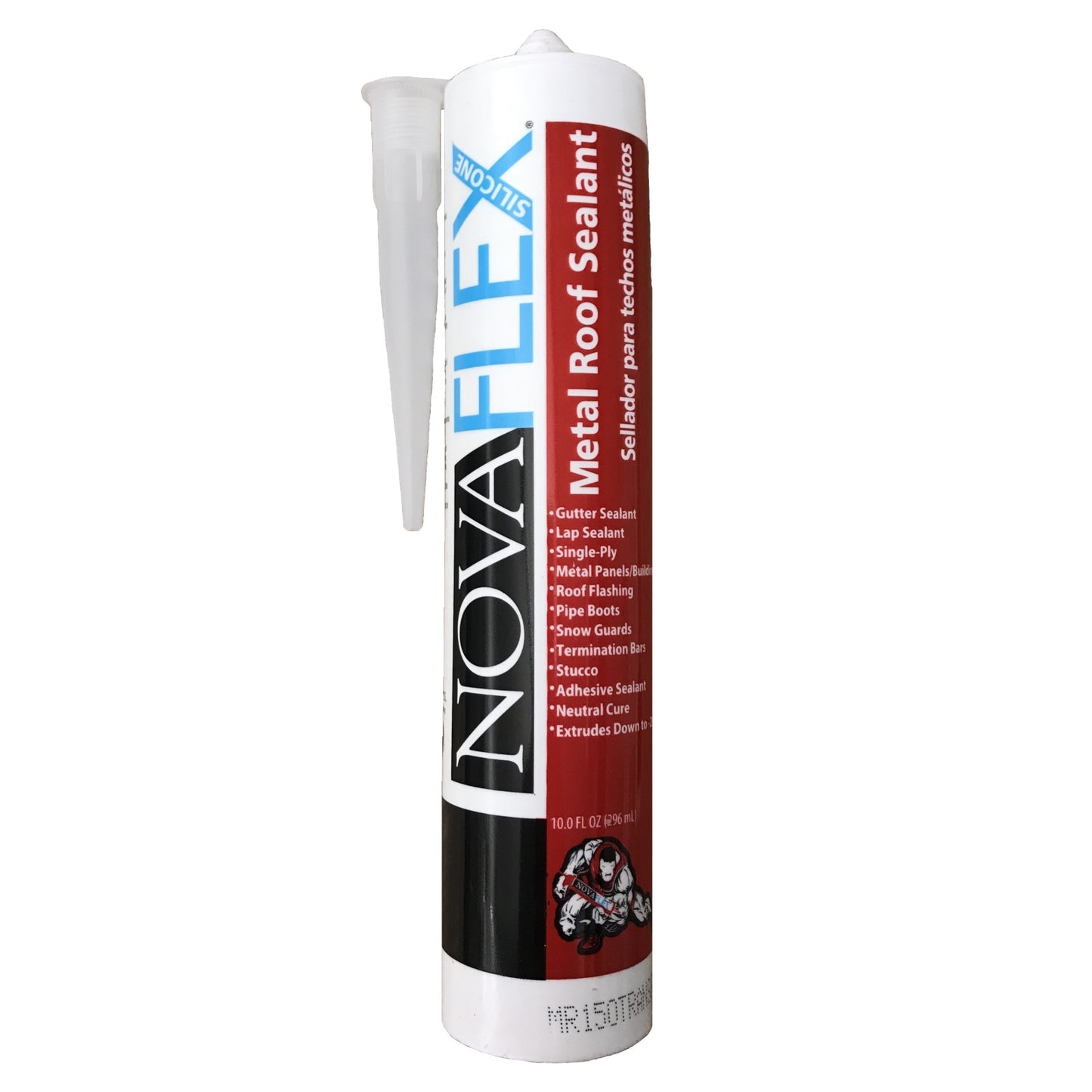 NovaFlex Clear Silicone Metal Roof Sealant Pkg 12 image 2 of 2