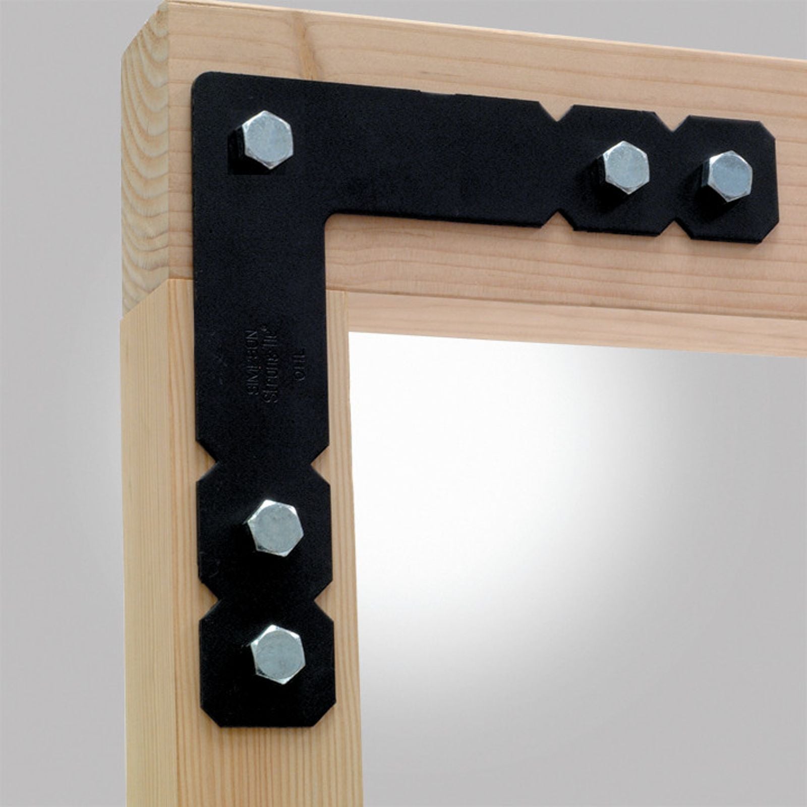 Simpson OL Ornamental L Strap Black Powder Coated image 2 of 2