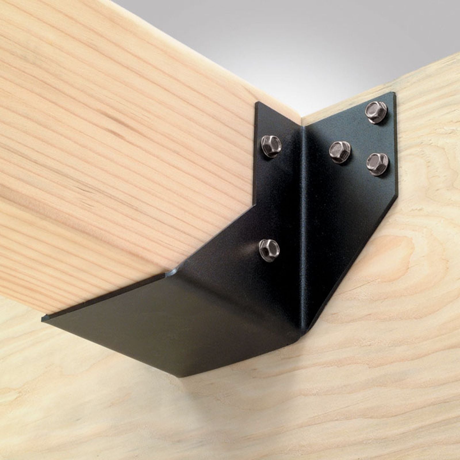 Simpson OU410 4x10 Ornamental Joist Hanger Black Powder Coated image 2 of 2