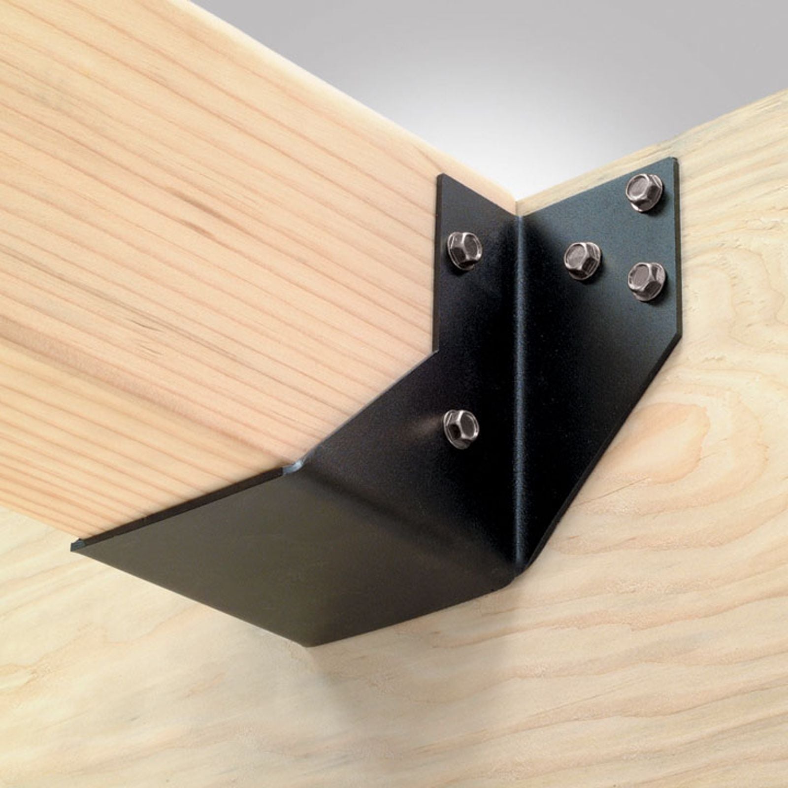 Simpson OU46 4x6 Ornamental Joist Hanger Black Powder Coated image 2 of 2