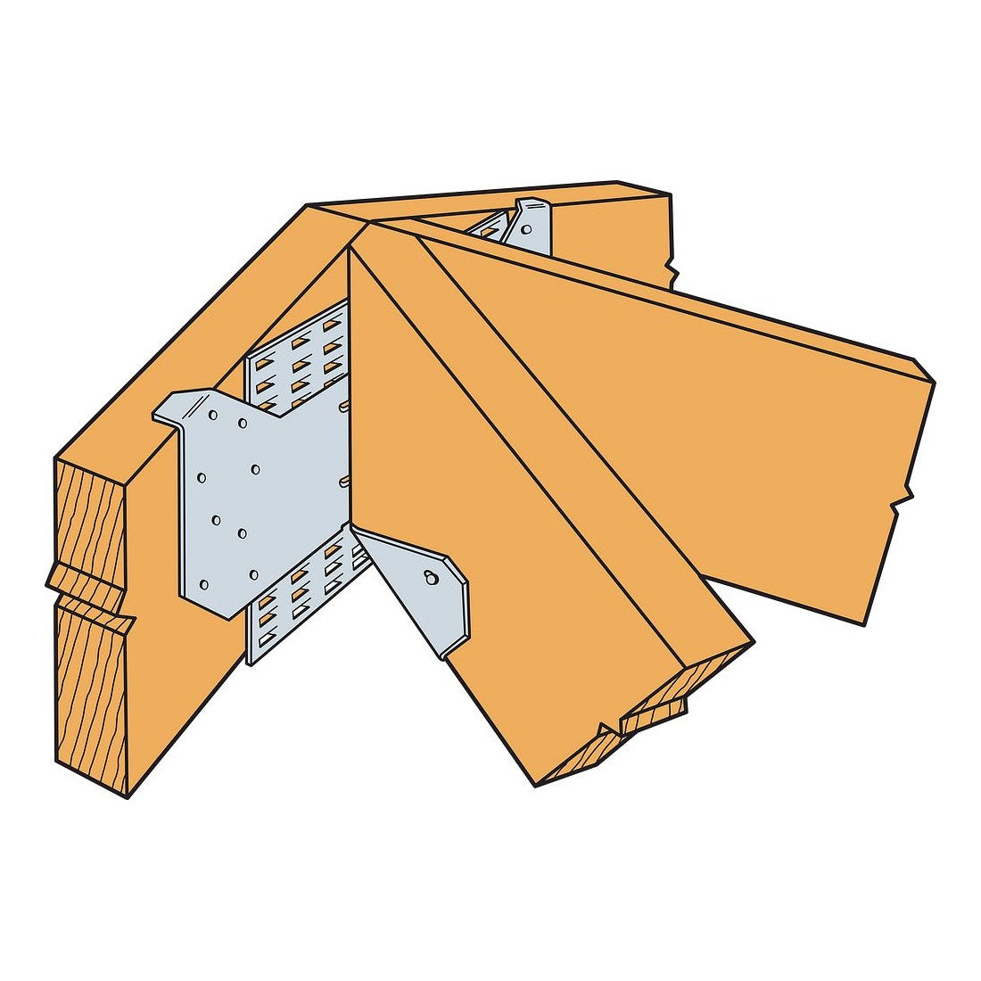 Simpson HRC22 Hip-Ridge Connector - Galvanized