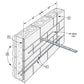 PAI Purlin Anchor for I-Joist - Concrete Block Wall Installation callout