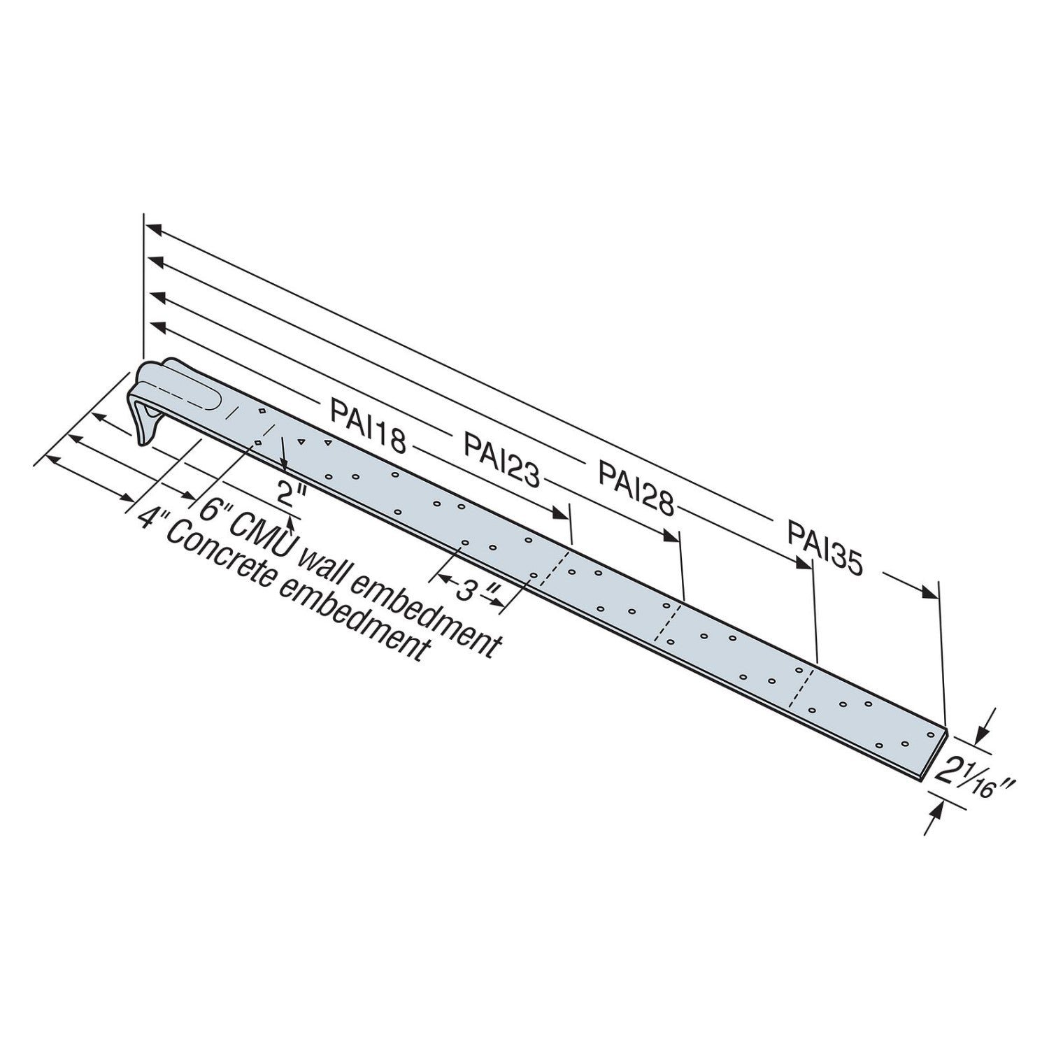 PAI Purlin Anchor for I-Joist Callout