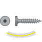 #10 x 1 inch Quik Drive PC StandingSeamRoofing Panel Clip Screw ClearZinc Pkg 1500 image 1 of 2