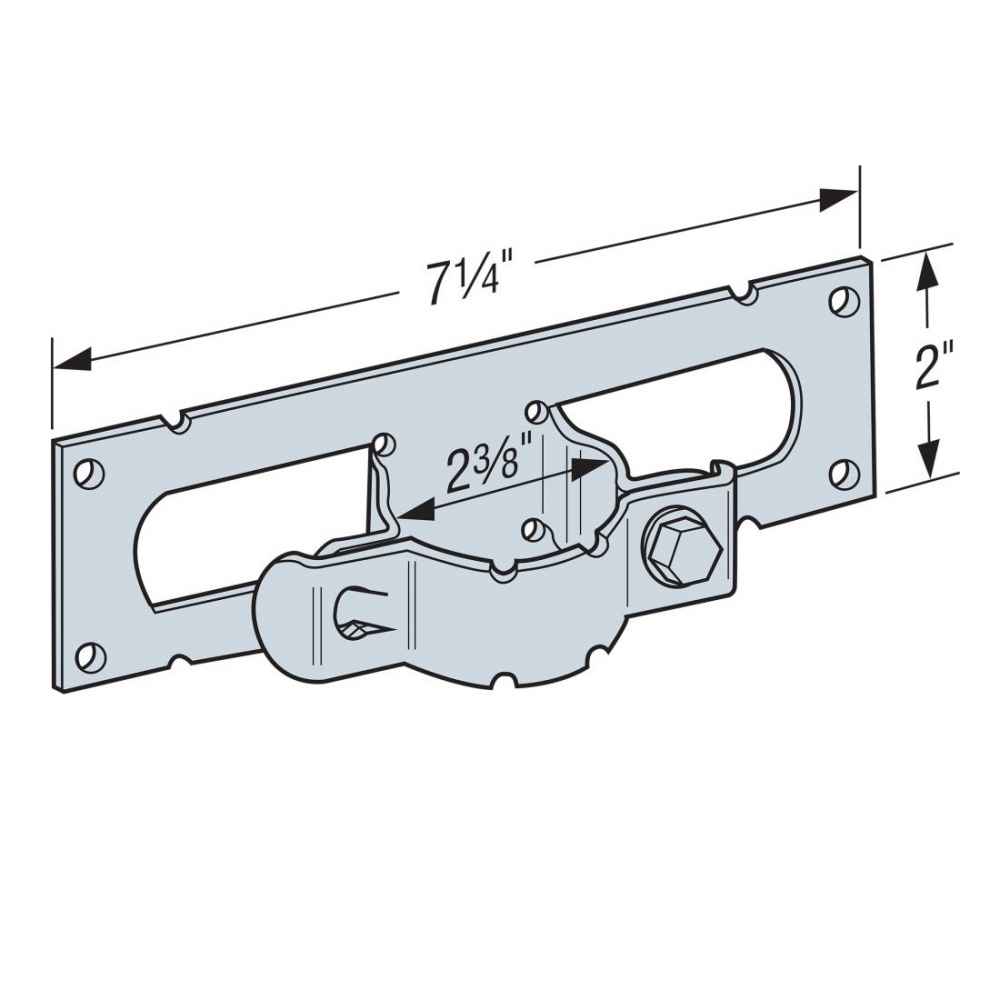 Simpson PGT2ER50 238 inch OD Pipe Grip Tie Pkg 50 image 1 of 3 image 2 of 3 image 3 of 3