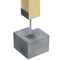 Simpson PPBF66 6x6 Adjustable Porch Post Base- Gray Painted