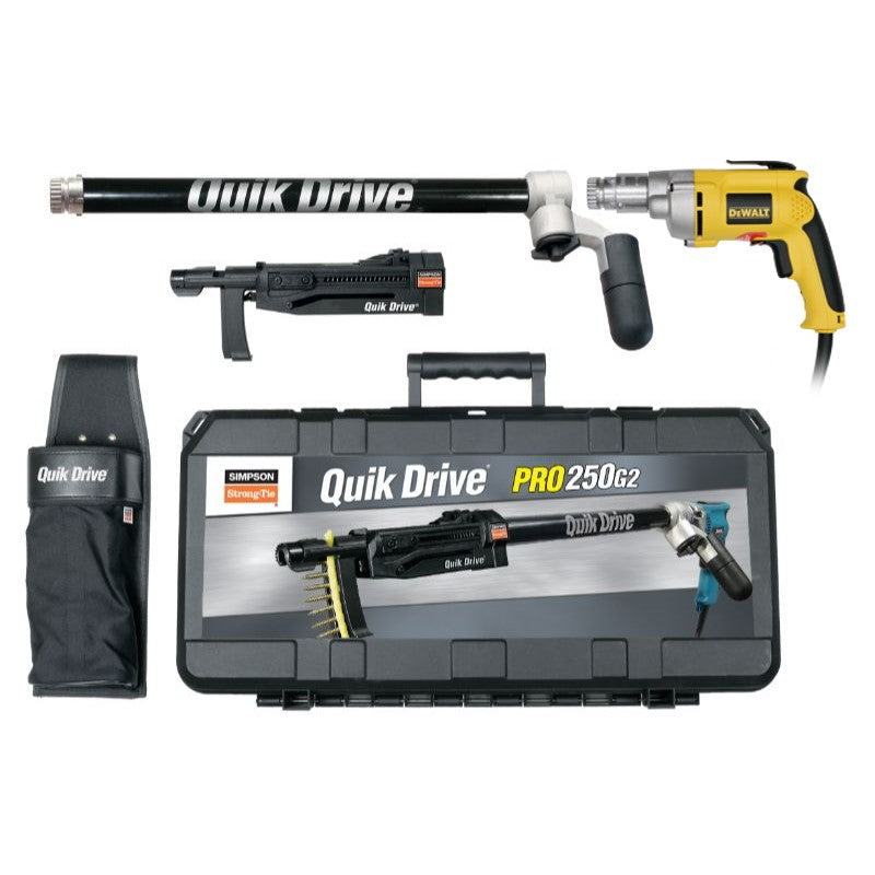 Simpson Quik Drive PRO250G2D25K Subfloor System Dewalt 2500 RPM Motor