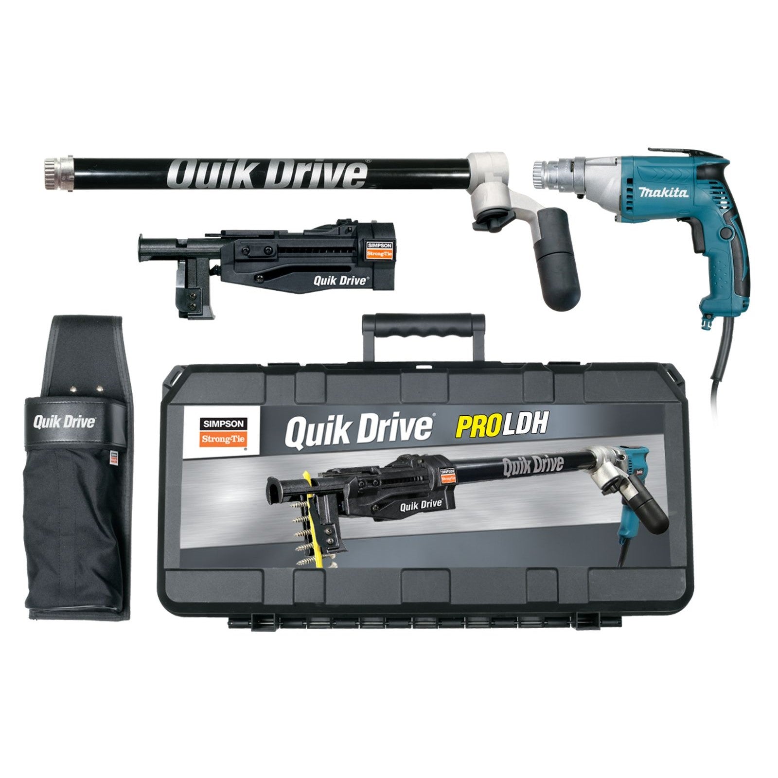 Simpson Quik Drive PROLDHG2M25K UnderlaymentBackerboard System Makita 2500 RPM Motor