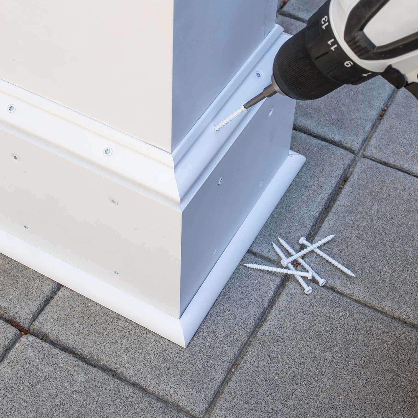 #8 x 2-1/4" PVC Trim-Board Screw Installation