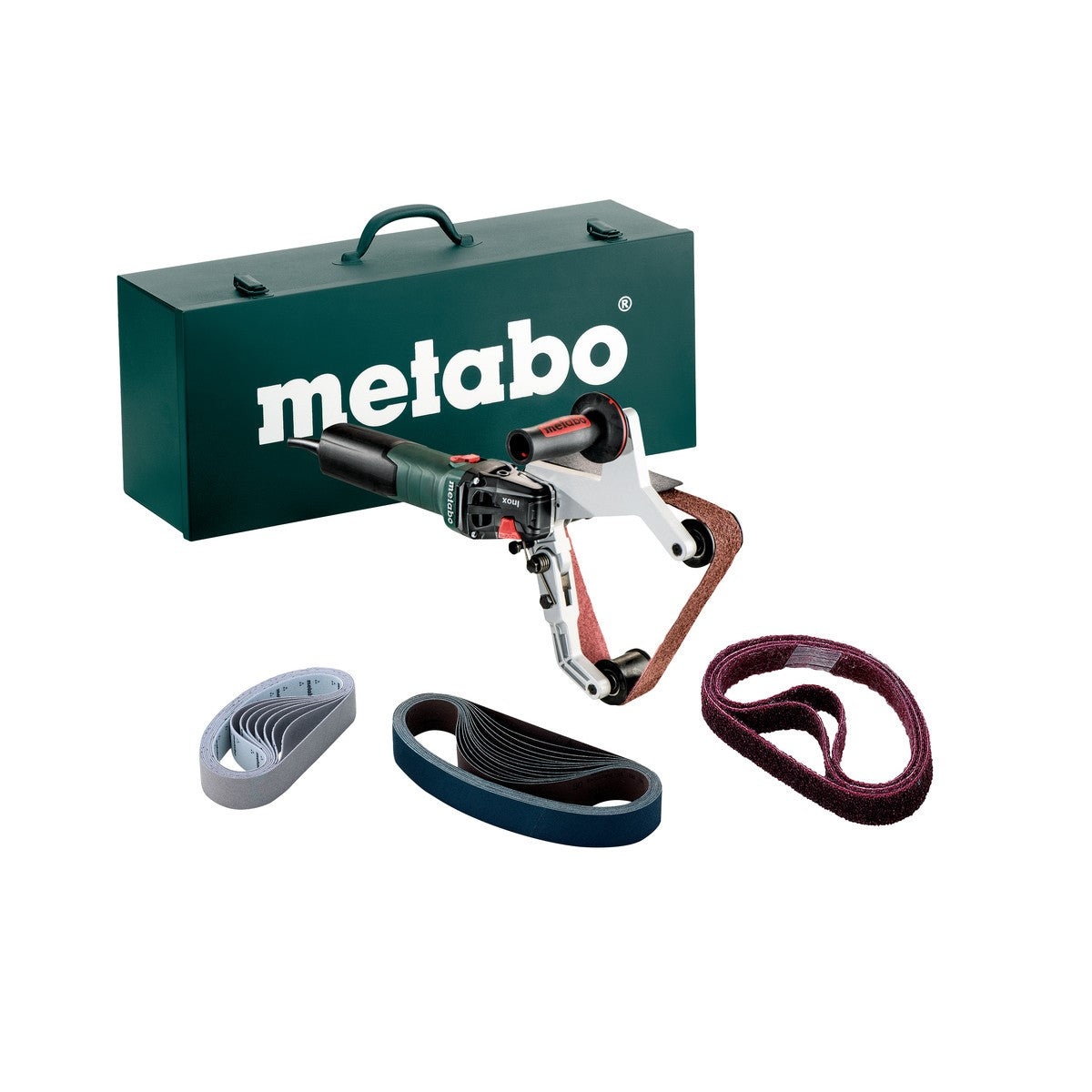Metabo (602243620) RBE 15180 Tube Belt Sander Set 135 Amp