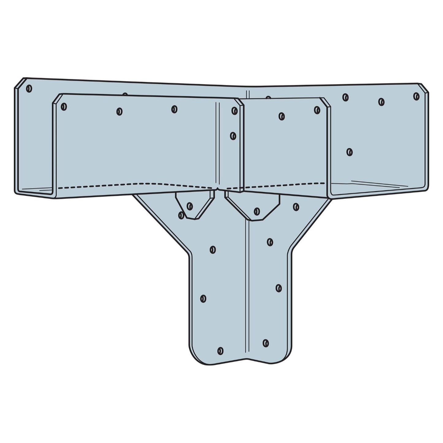 Simpson RTC44 4x Rigid Tie Corner Galvanized image 1 of 3