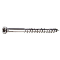 #8 x 3 inch T20 DWP Trim Head Wood Screw 305 Stainless Steel Pkg 350