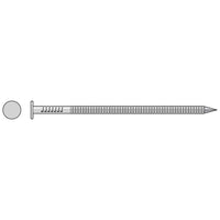 3 inch x 9 Gauge Annular Ring Shank Common Nail 304 Stainless Steel 1 lb Pkg