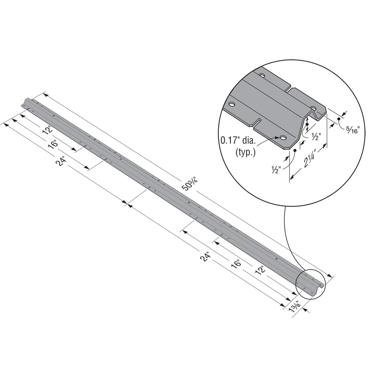 Simpson SBR43R20 Structural Spacer Bracers G90 Galvanized Pkg 20 image 2 of 2