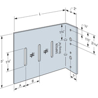 Simpson SC625118KT25 Bypass Framing SlideClip Connector Pkg 25