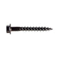 #10 x 112 inch Connector Screw 14 inch Hex Drive Double Barrier Black Pkg 50