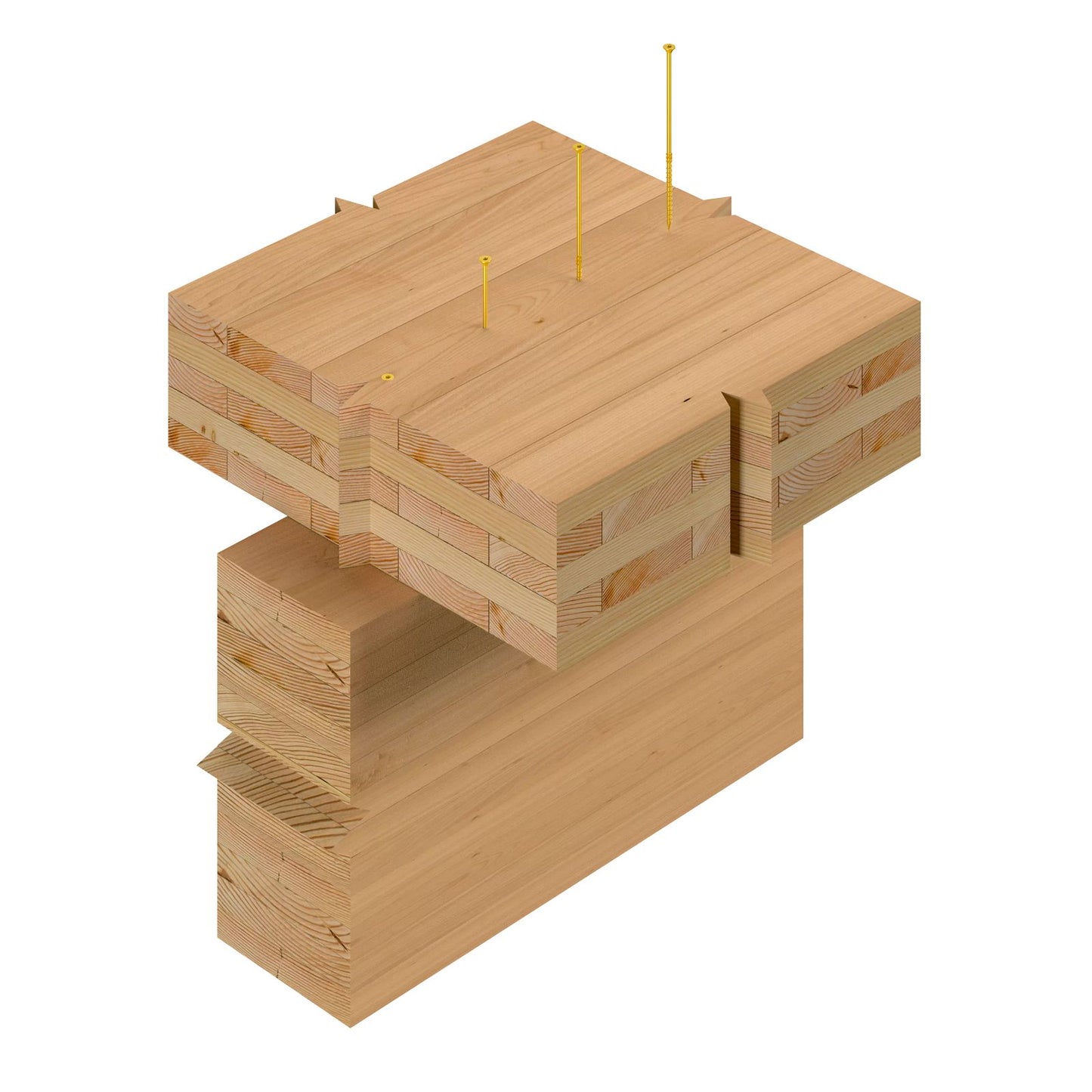 0.315" x 3-1/8" Strong-Drive SDCP Timber-CP Screw - Yellow Zinc, Pkg 50