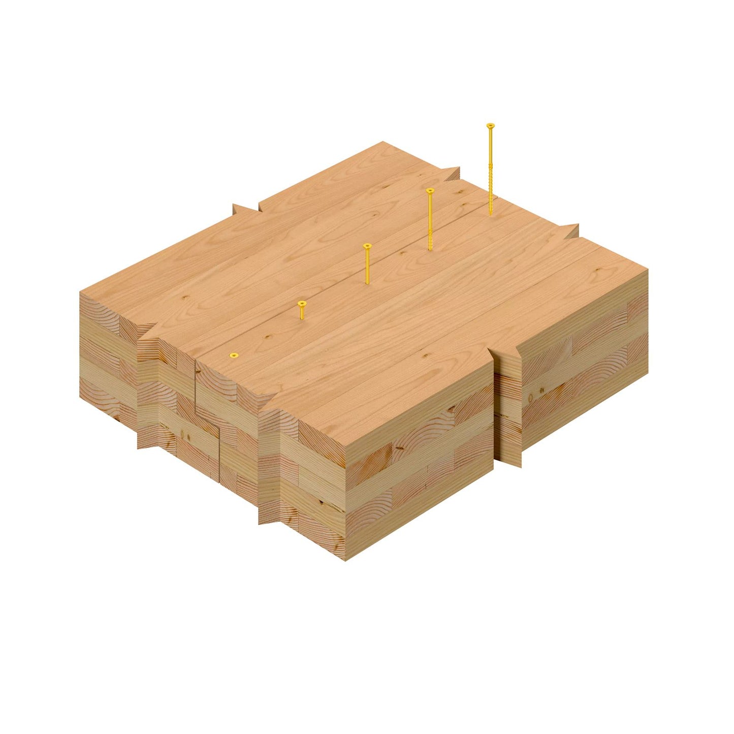 0.315" x 3-1/8" Strong-Drive SDCP Timber-CP Screw - Yellow Zinc, Pkg 50