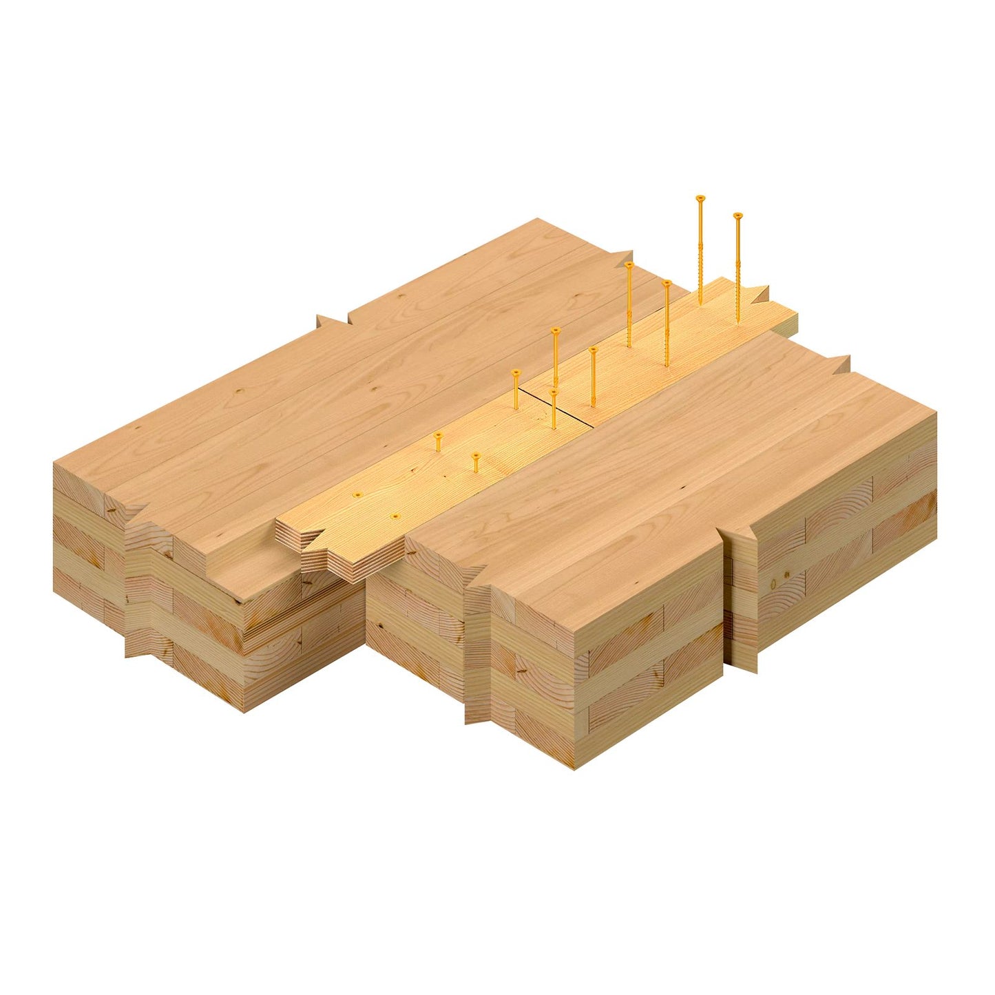 0.315" x 8-5/8" Strong-Drive SDCP Timber-CP Screw - Yellow Zinc, Pkg 50
