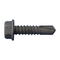 #10 x 3/4" Self-Drilling Metal Screw, Hex Head - Bronze, Pkg 7000