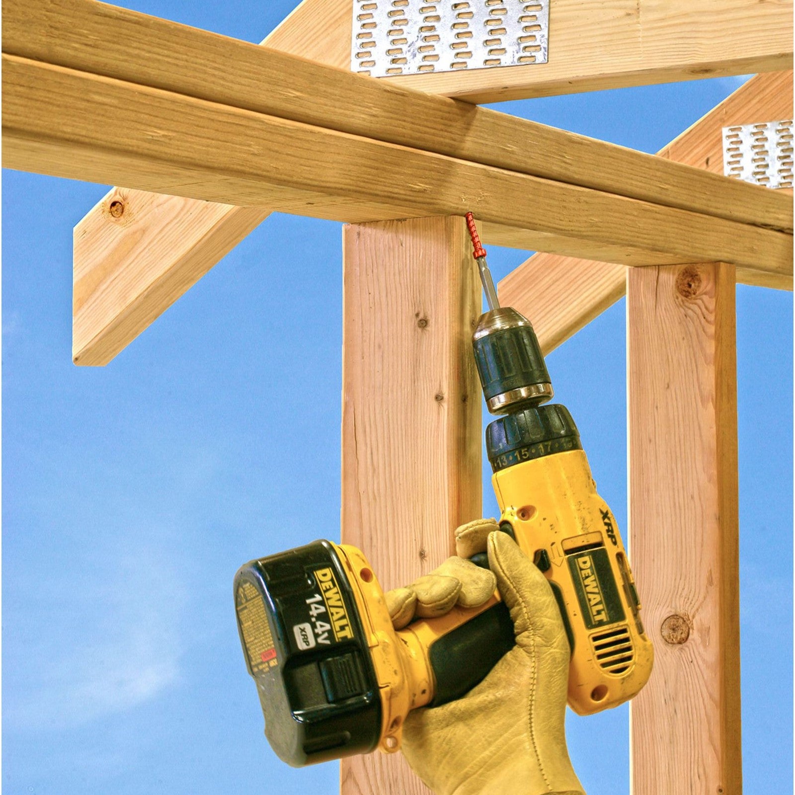 0152 inch x 6 inch StrongTie SDWC Truss Plate Structural Screw Orange Zinc Pkg 500 image 5 of 5 image