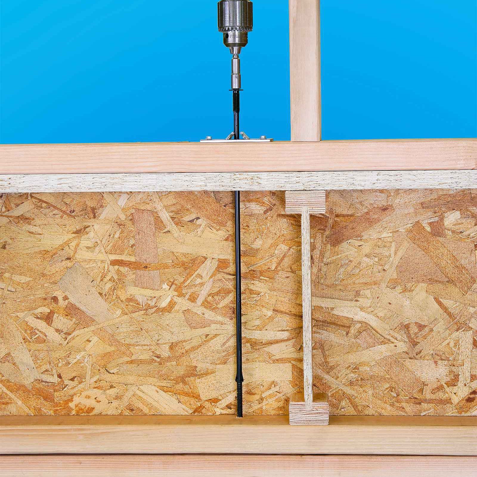 0.270" x 20" Strong-Drive SDWF2720-TUW Floor-To-Floor Screw Kit Installation